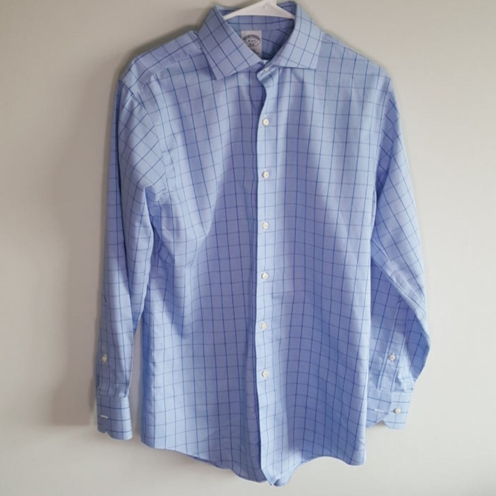 Brooks brothers non iron 15 2/3 shirt slim fit